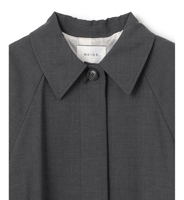 BEIGE,「LAVAL / ロングコート」|ステンカラーコート|