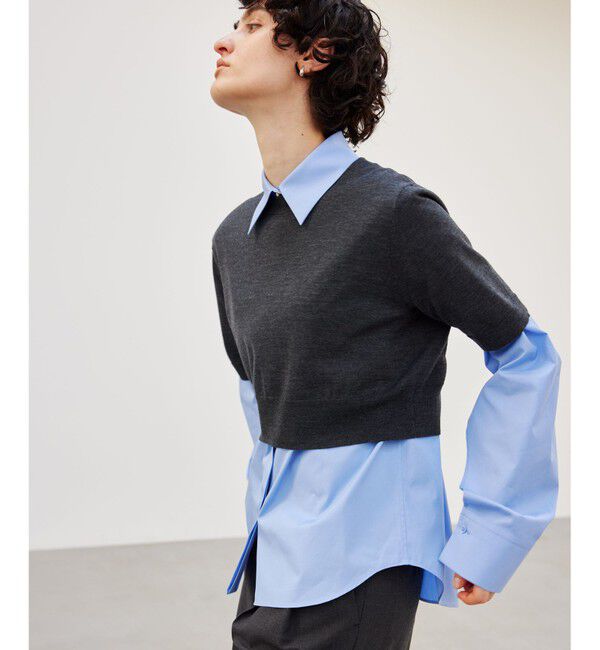 BEIGE,「【洗える】LA MONNAIE / ショート丈ニット」|ニット・セーター|