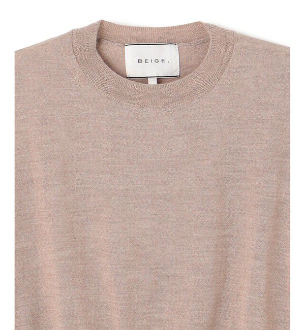 BEIGE,「【洗える】LA MONNAIE / ショート丈ニット」|ニット・セーター|