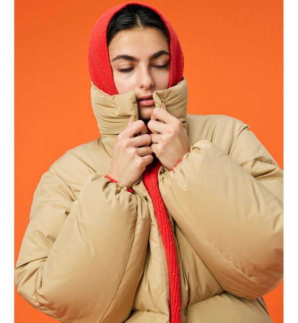 BEIGE,「LACAN / ドロスト付きショートダウン」|ダウン|