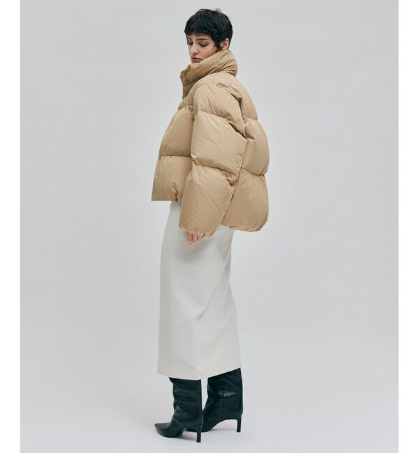 BEIGE,「LACAN / ドロスト付きショートダウン」|ダウン|