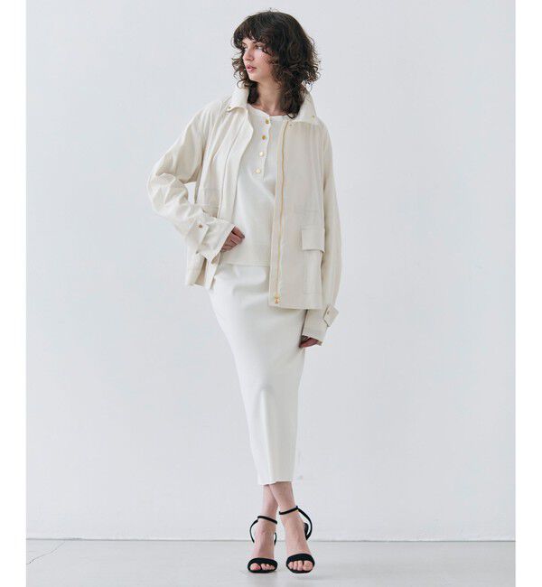 BEIGE,「【Precious 4月号掲載】IBERIS / スタンドカラーブルゾン」|ブルゾン・スタジャン|