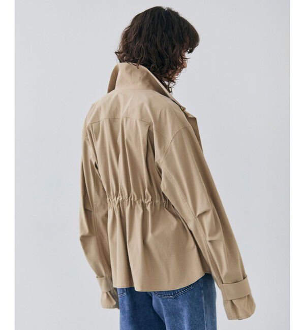 BEIGE,「【Precious 4月号掲載】IBERIS / スタンドカラーブルゾン」|ブルゾン・スタジャン|