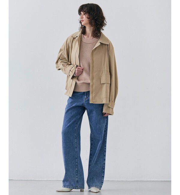 BEIGE,「【Precious 4月号掲載】IBERIS / スタンドカラーブルゾン」|ブルゾン・スタジャン|