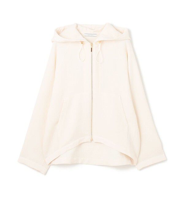 BEIGE,「BROOM / スウェット風オーバーサイズドロストパーカー」|Tシャツ・カットソー|