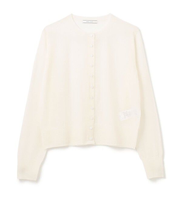 BEIGE,「【洗える・Oggi 10月号掲載】CADDO / シアーウールカーディガン」|ニット・セーター|