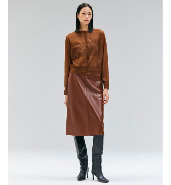 BEIGE,「【洗える・Oggi 10月号掲載】CADDO / シアーウールカーディガン」|ニット・セーター|