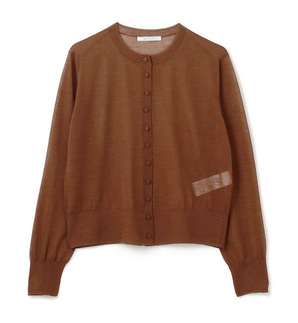 BEIGE,「【洗える・Oggi 10月号掲載】CADDO / シアーウールカーディガン」|ニット・セーター|