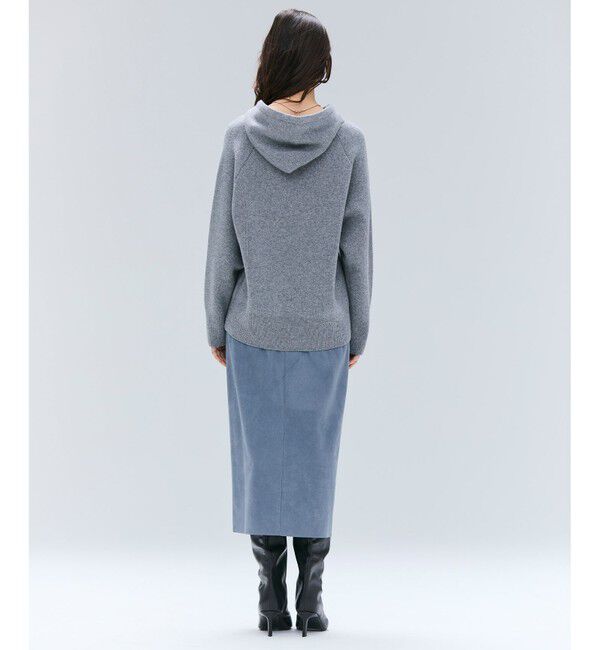 BEIGE,「【洗える】SEDONA / ウールカシミヤフーディーニット」|ニット・セーター|