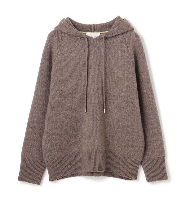 BEIGE,「【洗える】SEDONA / ウールカシミヤフーディーニット」|ニット・セーター|