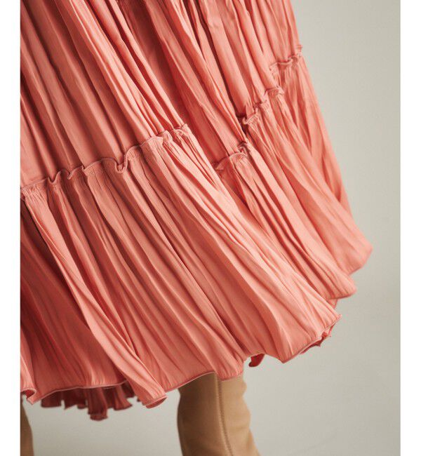 GRACE CONTINENTAL「ティアードプリーツスカート」|スカート|