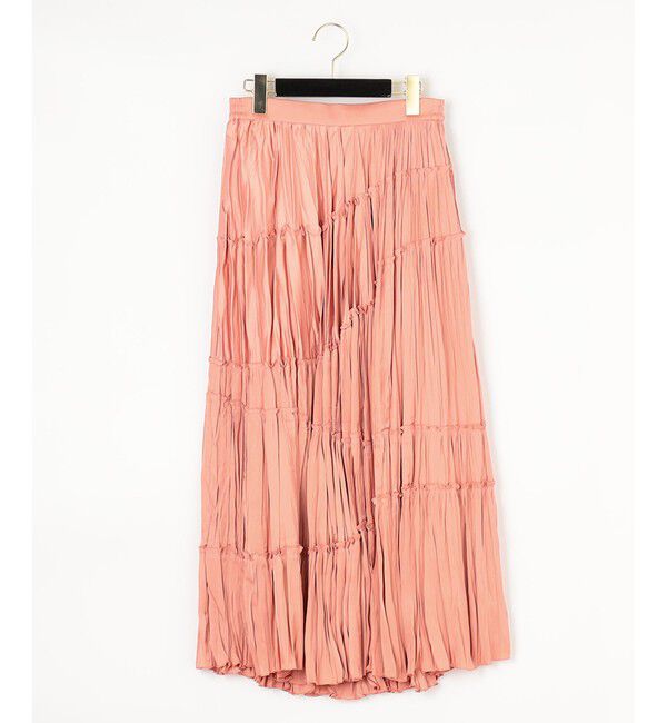 GRACE CONTINENTAL「ティアードプリーツスカート」|スカート|