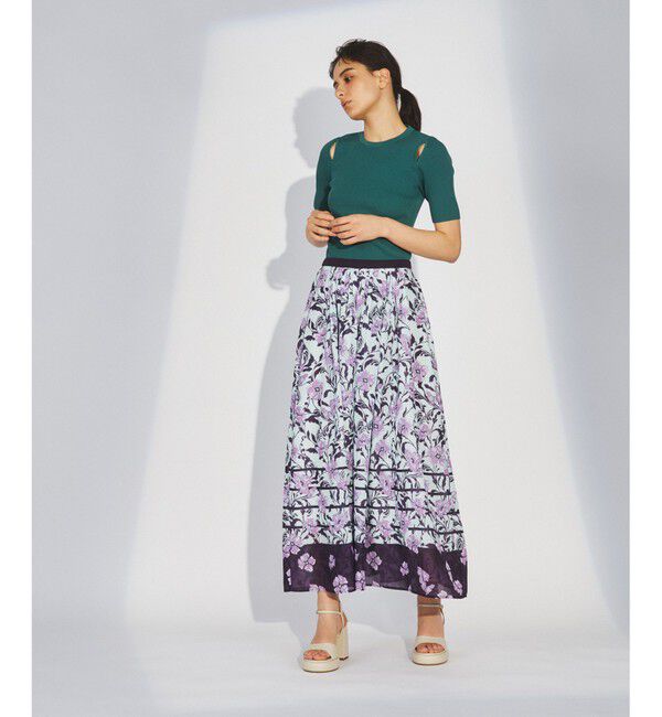 Diagram「オーナメントフラワープリントスカート」|スカート|