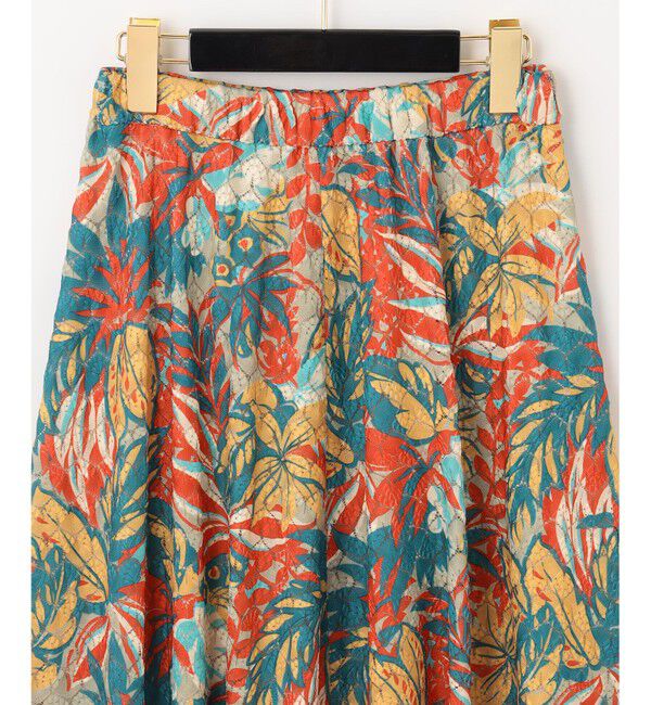 GRACE CONTINENTAL「リゾートプリントカットスカート」|スカート|