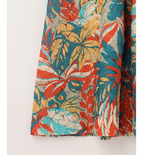 GRACE CONTINENTAL「リゾートプリントカットスカート」|スカート|