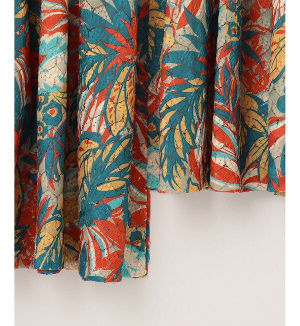 GRACE CONTINENTAL「リゾートプリントカットスカート」|スカート|