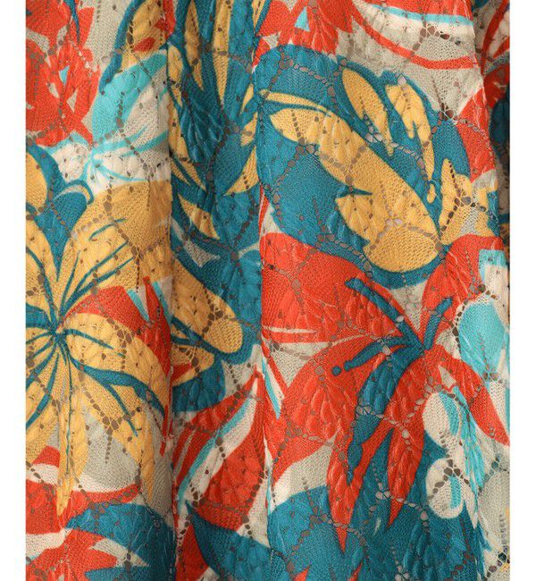 GRACE CONTINENTAL「リゾートプリントカットスカート」|スカート|