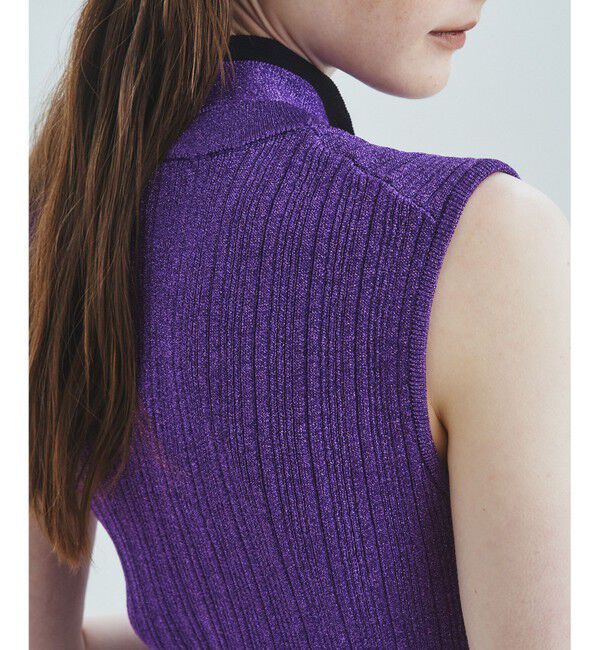 Grace Class「ボウタイラメノースリーブ」|ニット・セーター|