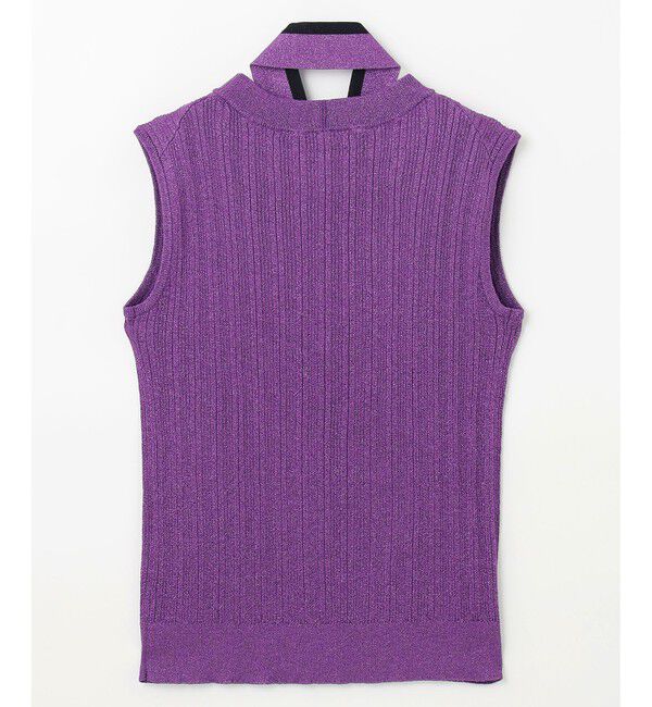 Grace Class「ボウタイラメノースリーブ」|ニット・セーター|