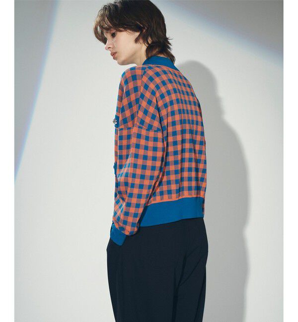 Diagram「チェックVネックニットカーディガン」|カーディガン|