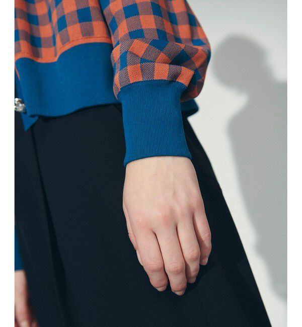 Diagram「チェックVネックニットカーディガン」|カーディガン|