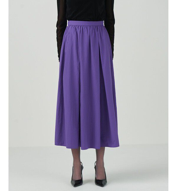 GRACE CONTINENTAL「タックギャザータフタスカート」|スカート|