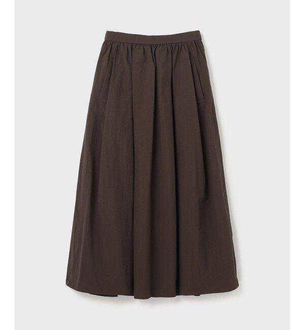 GRACE CONTINENTAL「タックギャザータフタスカート」|スカート|