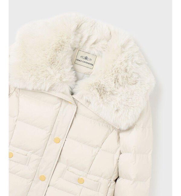 GRACE CONTINENTAL「ファーショートダウンジャケット」|ダウン|