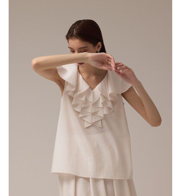 GRACE CONTINENTAL「フリルカラートップ」|その他|