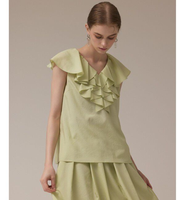 GRACE CONTINENTAL「フリルカラートップ」|その他|