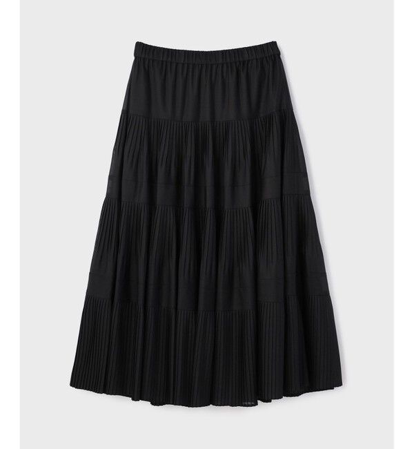 GRACE CONTINENTAL「プリーツティアードスカート」|スカート|