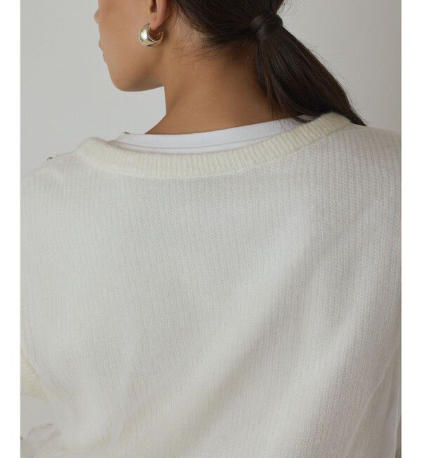 GRACE CONTINENTAL「チュール刺繍ニットトップ」|その他|