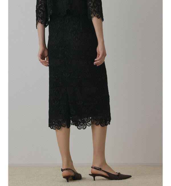 GRACE CONTINENTAL「レ－スタイトスカート」|スカート|