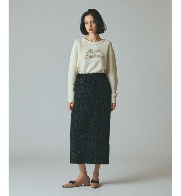 Grace Class「ビジューロゴニットトップ」|ニット・セーター|