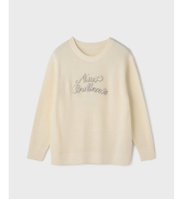 Grace Class「ビジューロゴニットトップ」|ニット・セーター|