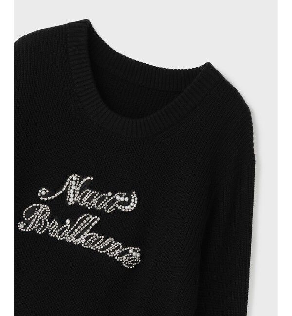 Grace Class「ビジューロゴニットトップ」|ニット・セーター|