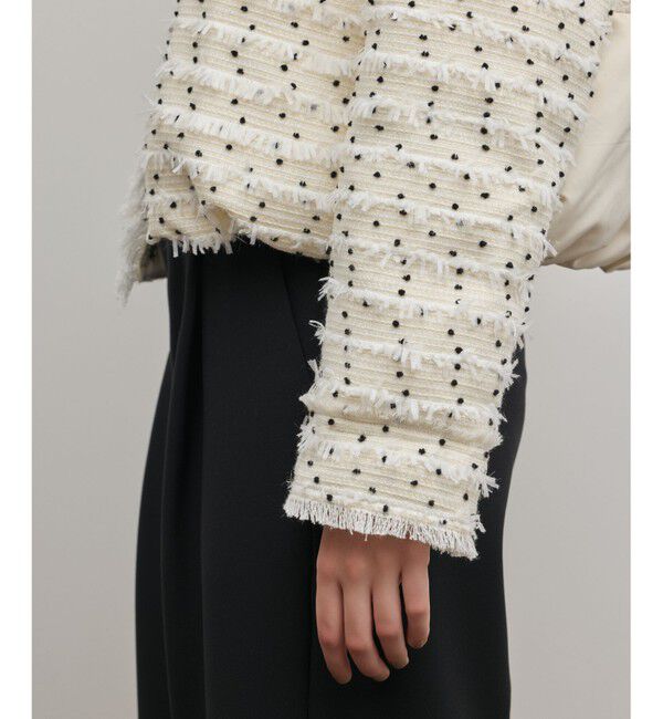 GRACE CONTINENTAL「ツイードダウンジャケット」|ダウン|