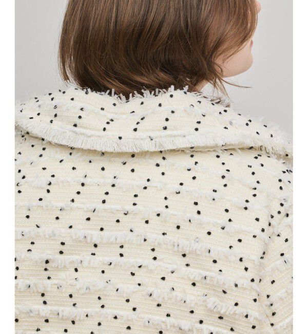 GRACE CONTINENTAL「ツイードダウンジャケット」|ダウン|