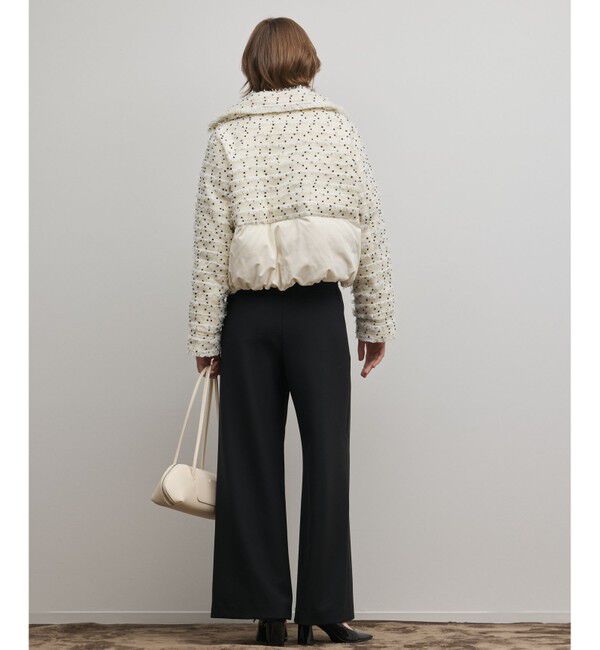 GRACE CONTINENTAL「ツイードダウンジャケット」|ダウン|