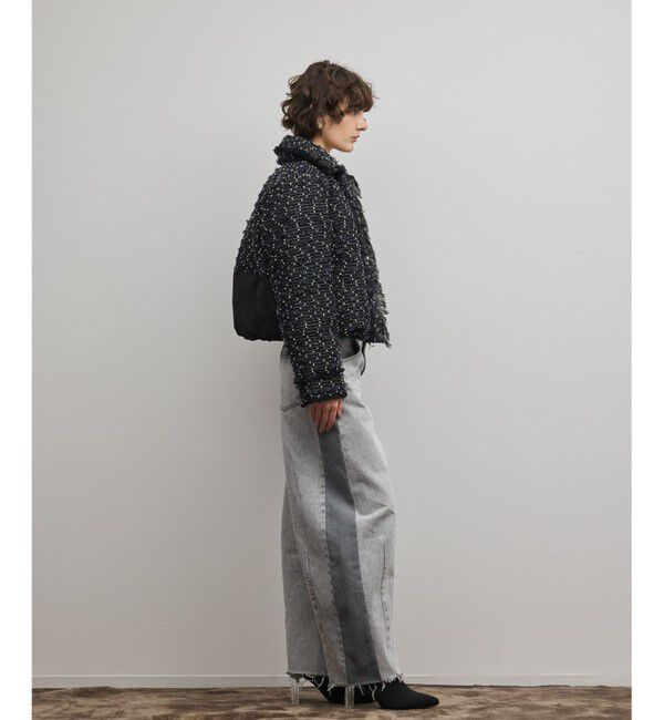 GRACE CONTINENTAL「ツイードダウンジャケット」|ダウン|