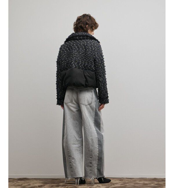 GRACE CONTINENTAL「ツイードダウンジャケット」|ダウン|