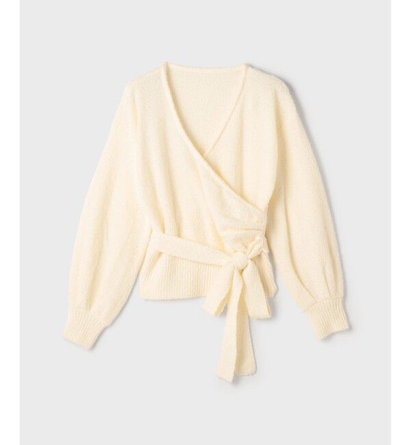 GRACE CONTINENTAL「カシュクールニットトップ」|ニット・セーター|