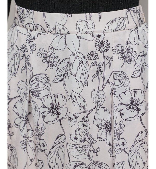 GRACE CONTINENTAL「フルーツフラワープリントスカート」|スカート|