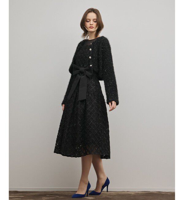 GRACE CONTINENTAL「フェザーショートボレロ」|ボレロ|