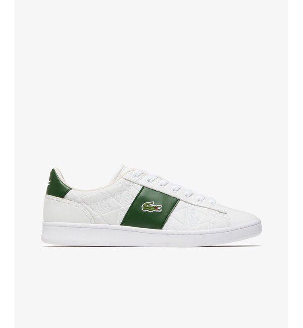LACOSTE「メンズ CARNABY SET 1252 APAC SMA」|スニーカー|ホワイト&times;グリーン