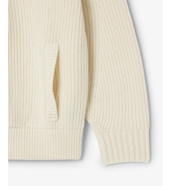 LACOSTE「ミドルゲージハイネックジップウールセーター / ドライバーズニット」|ニット・セーター|