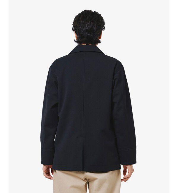 LACOSTE「3レイヤー鹿の子Pコート」|ピーコート|