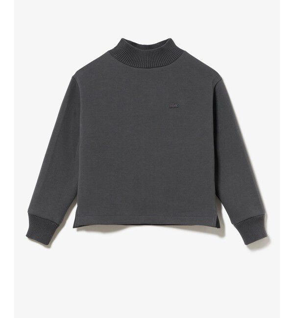 LACOSTE「ダンボールニット ハイネックプルオーバースウェット」|スウェット・ジャージ|