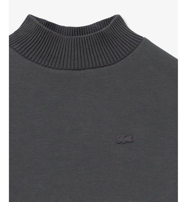 LACOSTE「ダンボールニット ハイネックプルオーバースウェット」|スウェット・ジャージ|