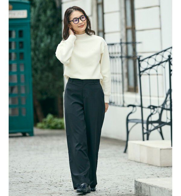 LACOSTE「ダンボールニット ハイネックプルオーバースウェット」|スウェット・ジャージ|